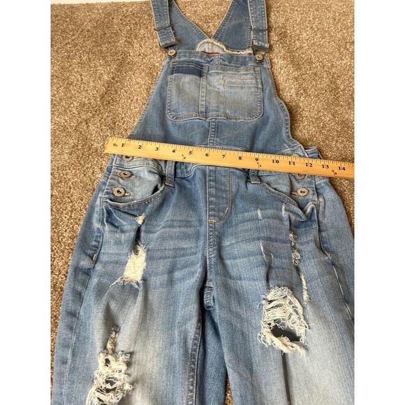 Arizona Overall's Coveralls straight leg distressed SZ SM holy one piece - Picture 6 of 6
